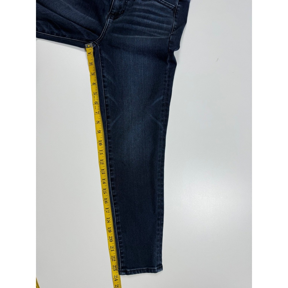 American Eagle Hi-Rise Jegging Crop Dark Super Stretch Jeans Womens 4 Short - Picture 7 of 8